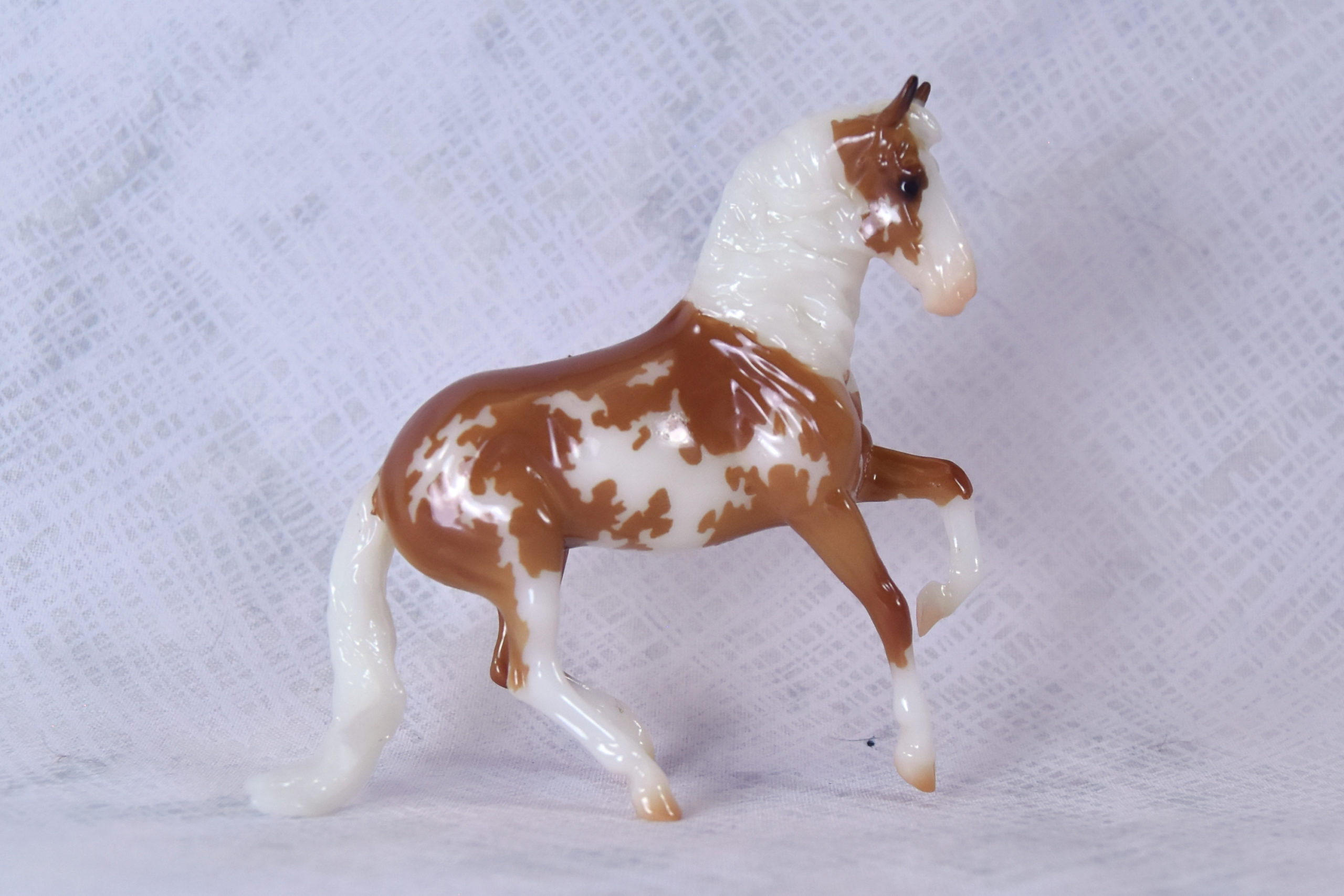 Paint Horse LSQ Liddy "Twister" Resin Stablemate Foal Warmblood Breyer C Western 